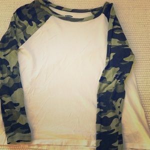 Camo long shirt